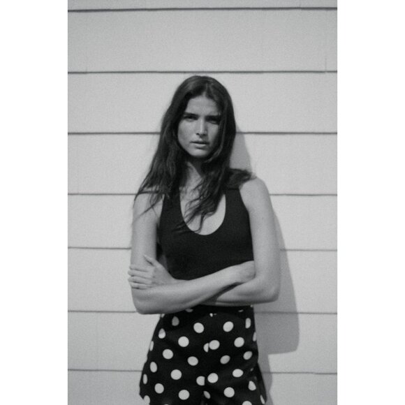 ZARA HIGH-WAISTED SHORTS - Picture 2 of 6